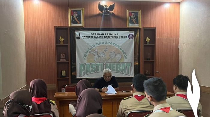 Pramuka Kwarcab Kabupaten Bogor Dididik Jurnalistik
